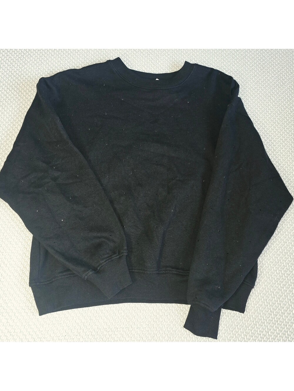 Victoria's Secret black rhinestone sweatshirt size small